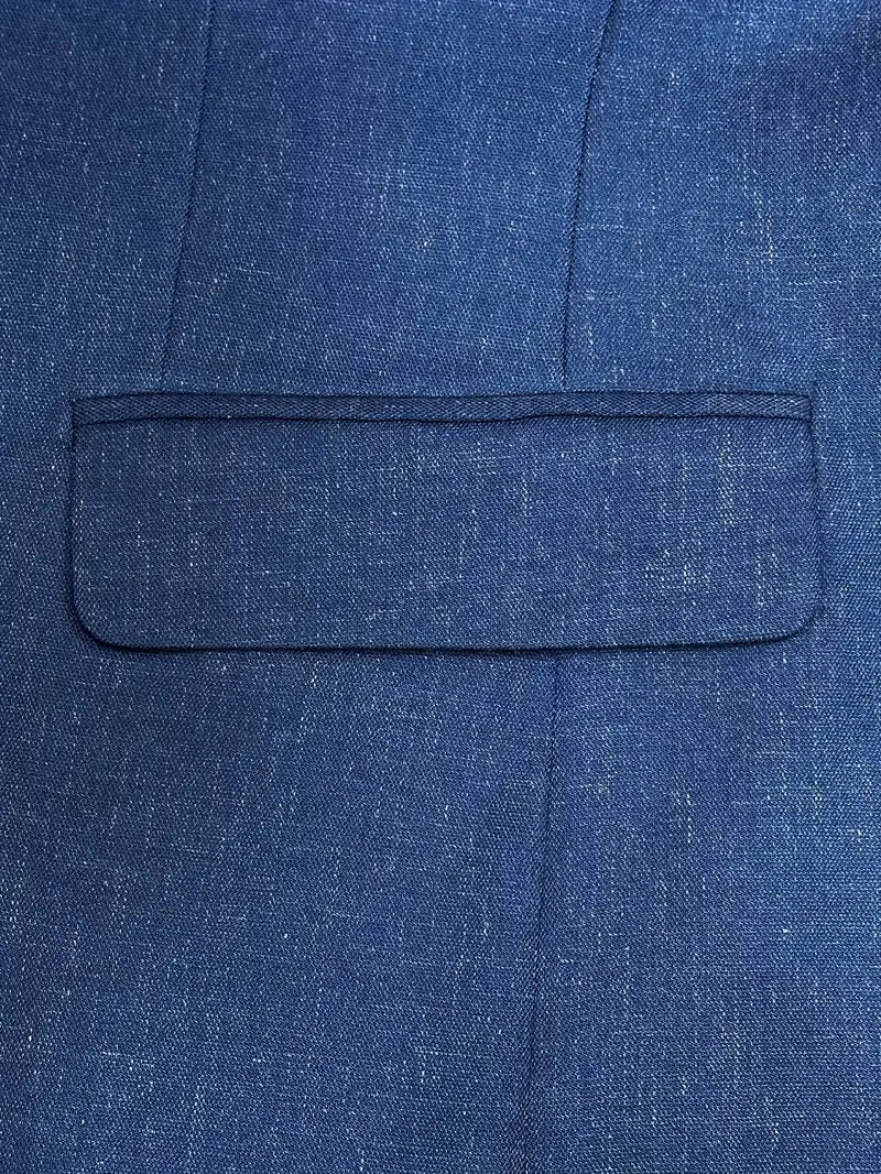 Men's Slim Fit Blazer and Trousers in Summer Grey