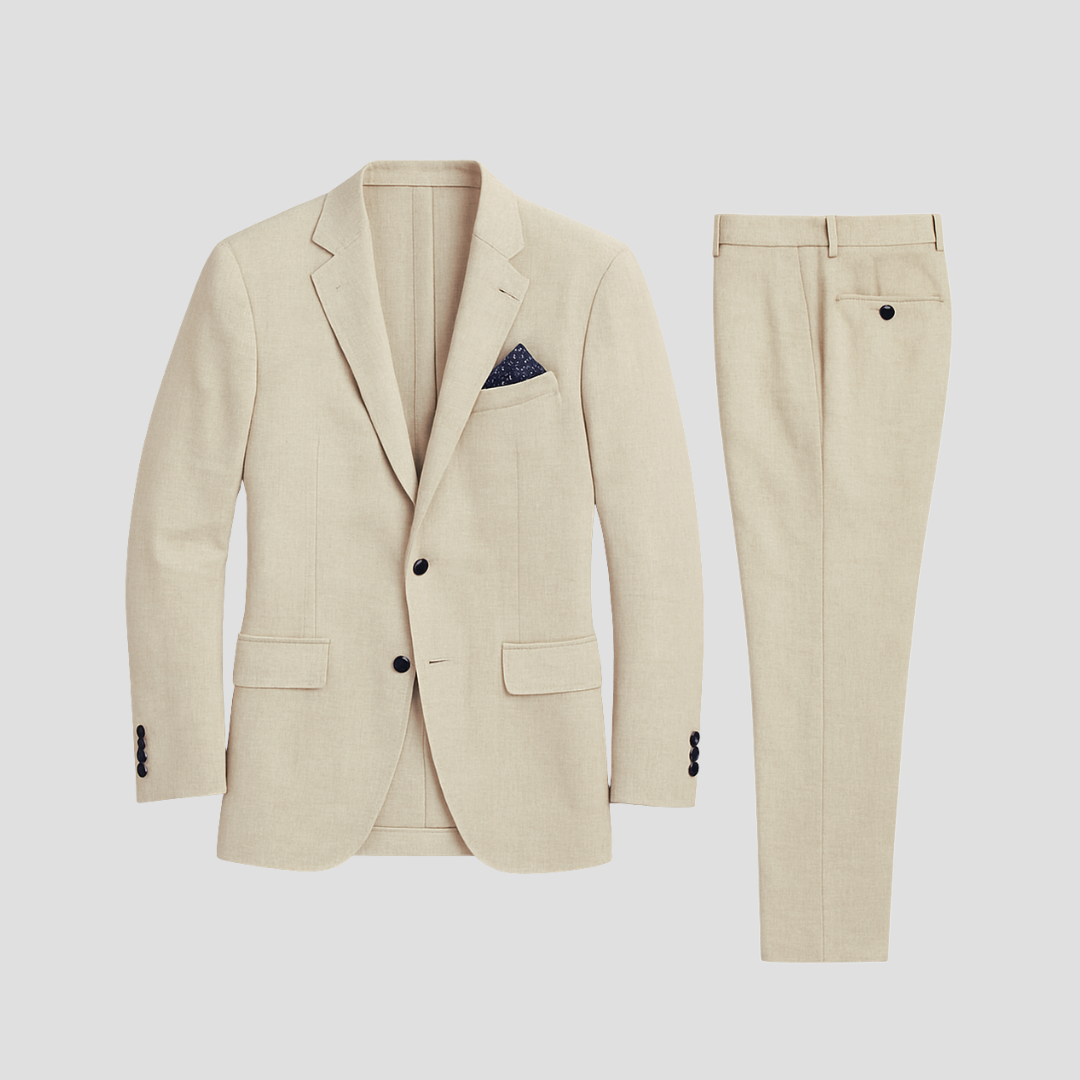 Men's Tapered Fit Two-Piece Summer Suit