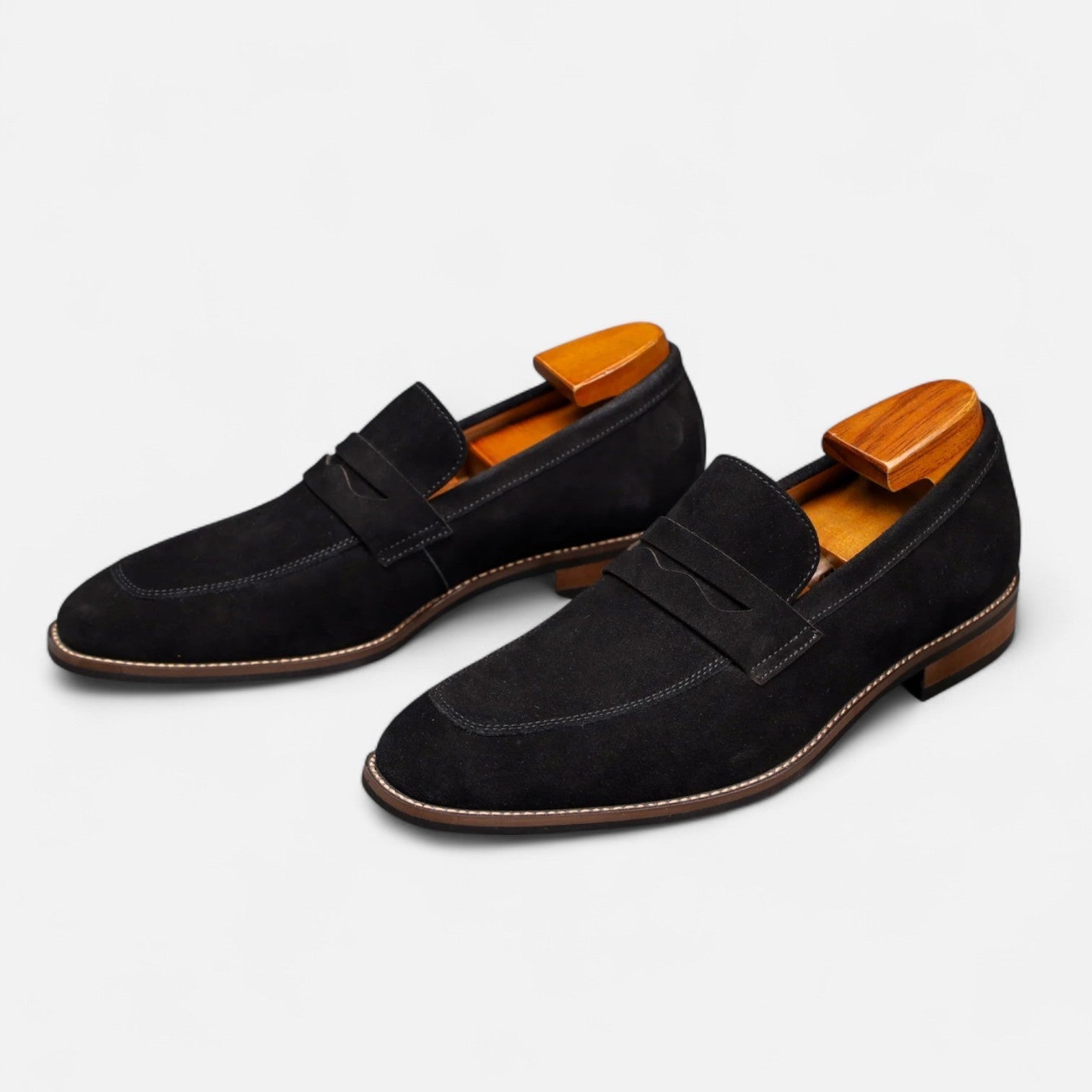 Classic Penny Loafers in Timeless Brown