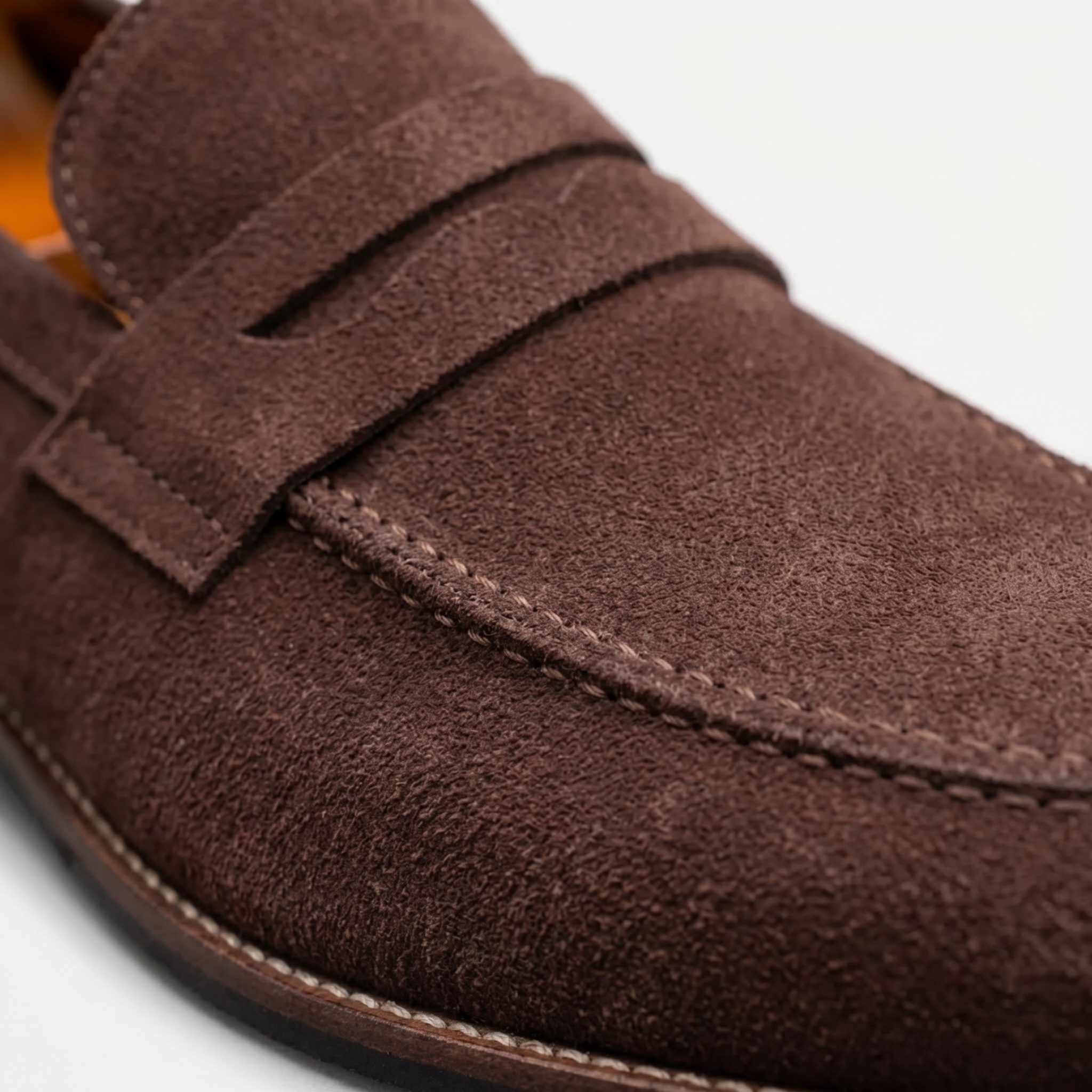 Classic Penny Loafers in Timeless Brown