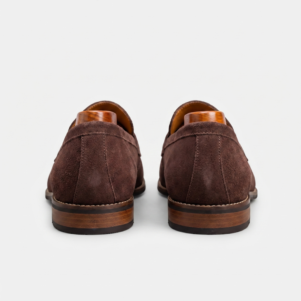 Classic Penny Loafers in Timeless Brown