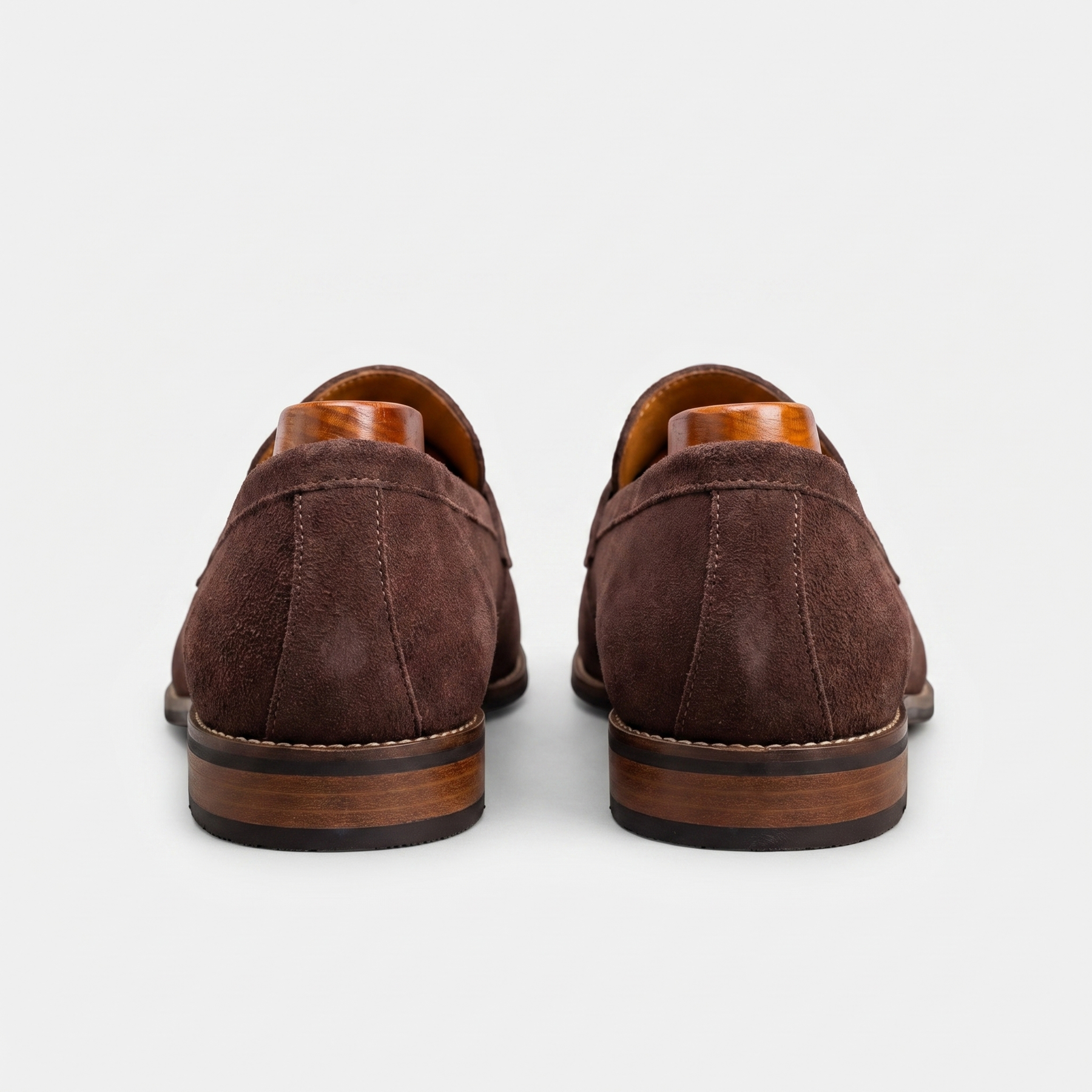 Classic Penny Loafers in Timeless Brown