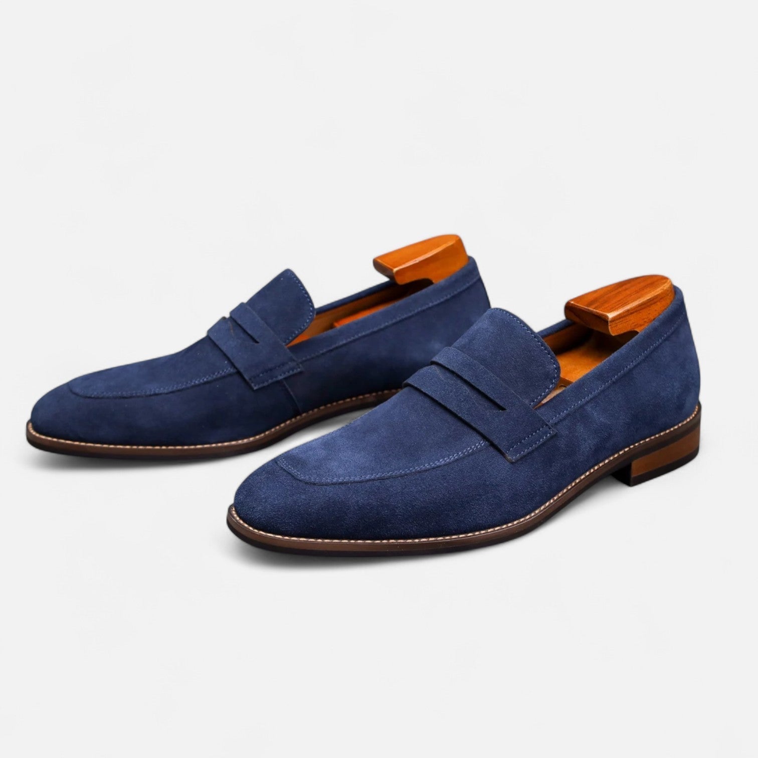 Classic Penny Loafers in Timeless Brown