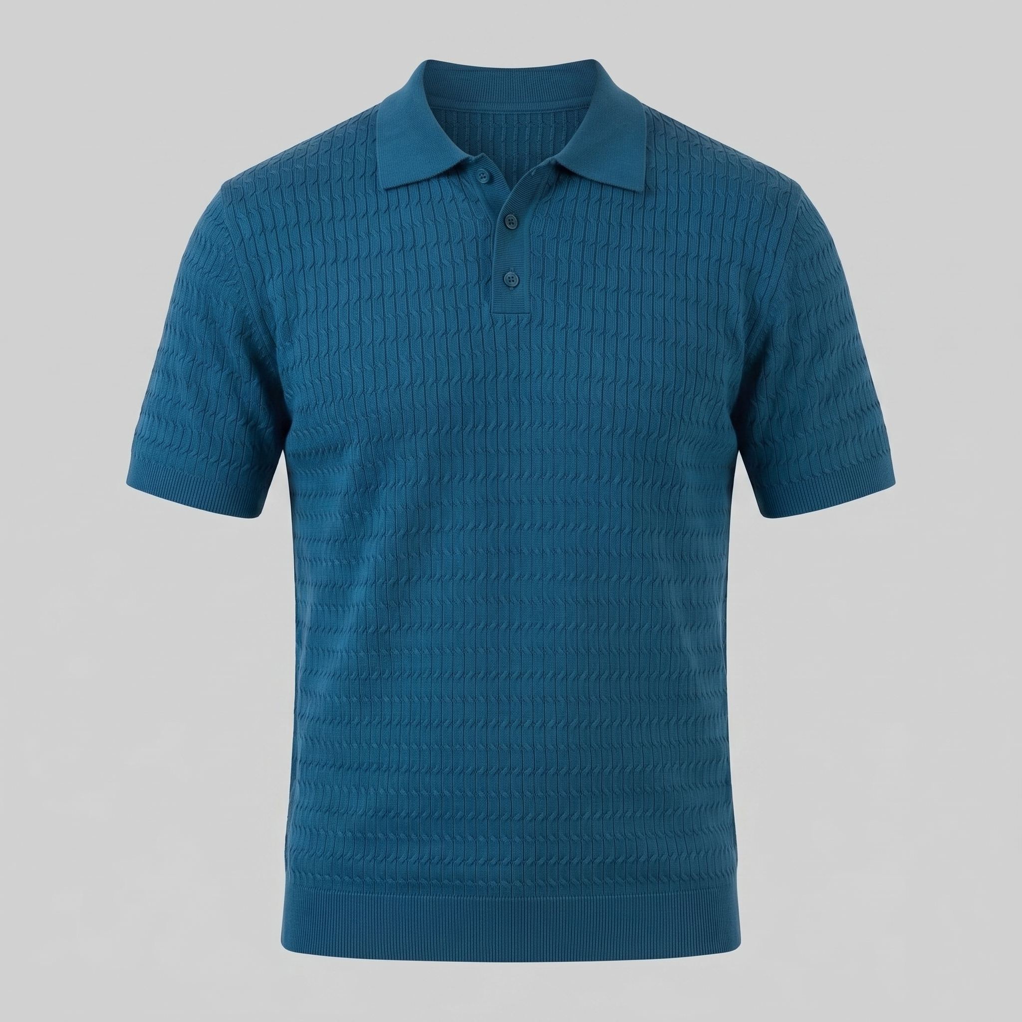 Refined Long Sleeve Polo in Classic Fit
