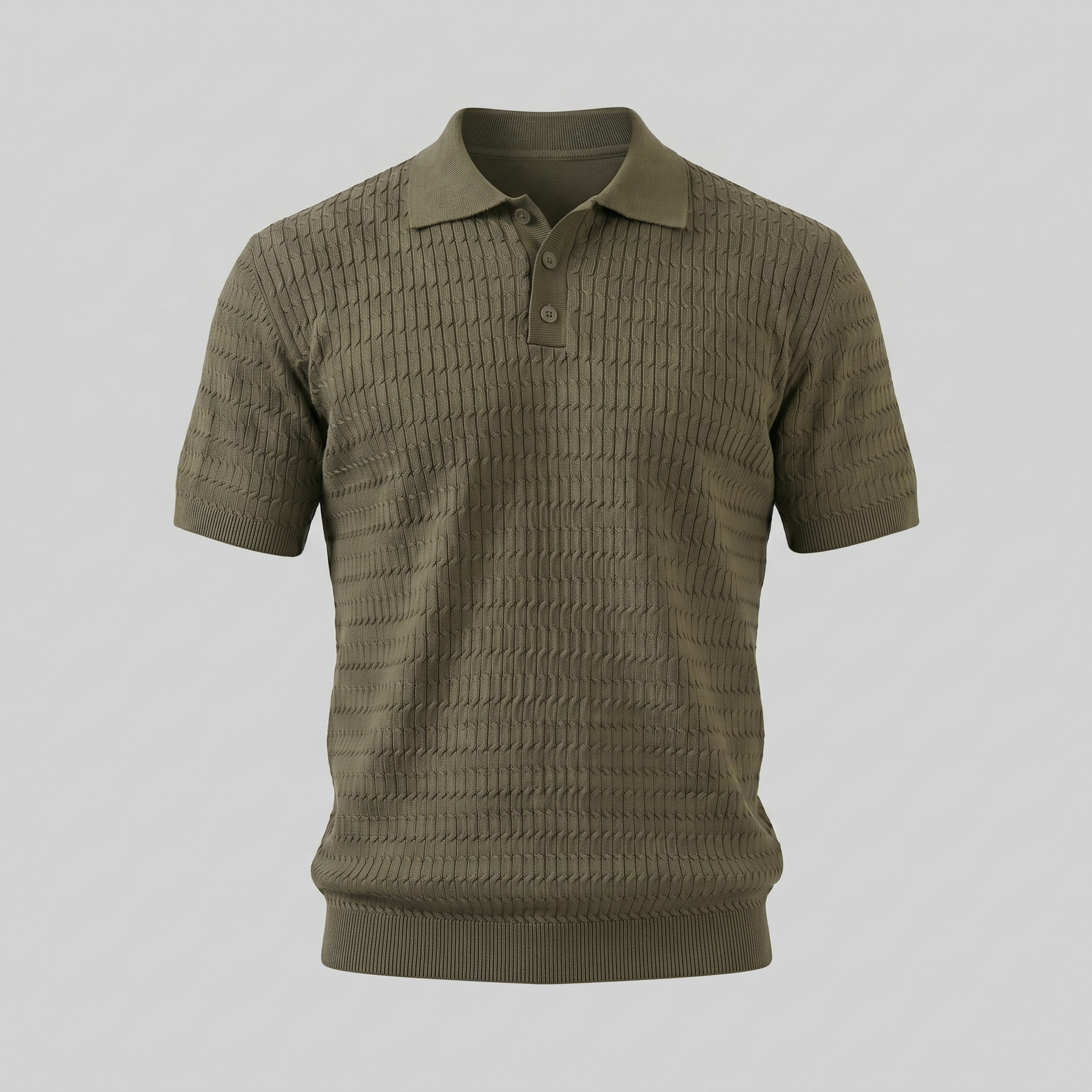 Refined Long Sleeve Polo in Classic Fit