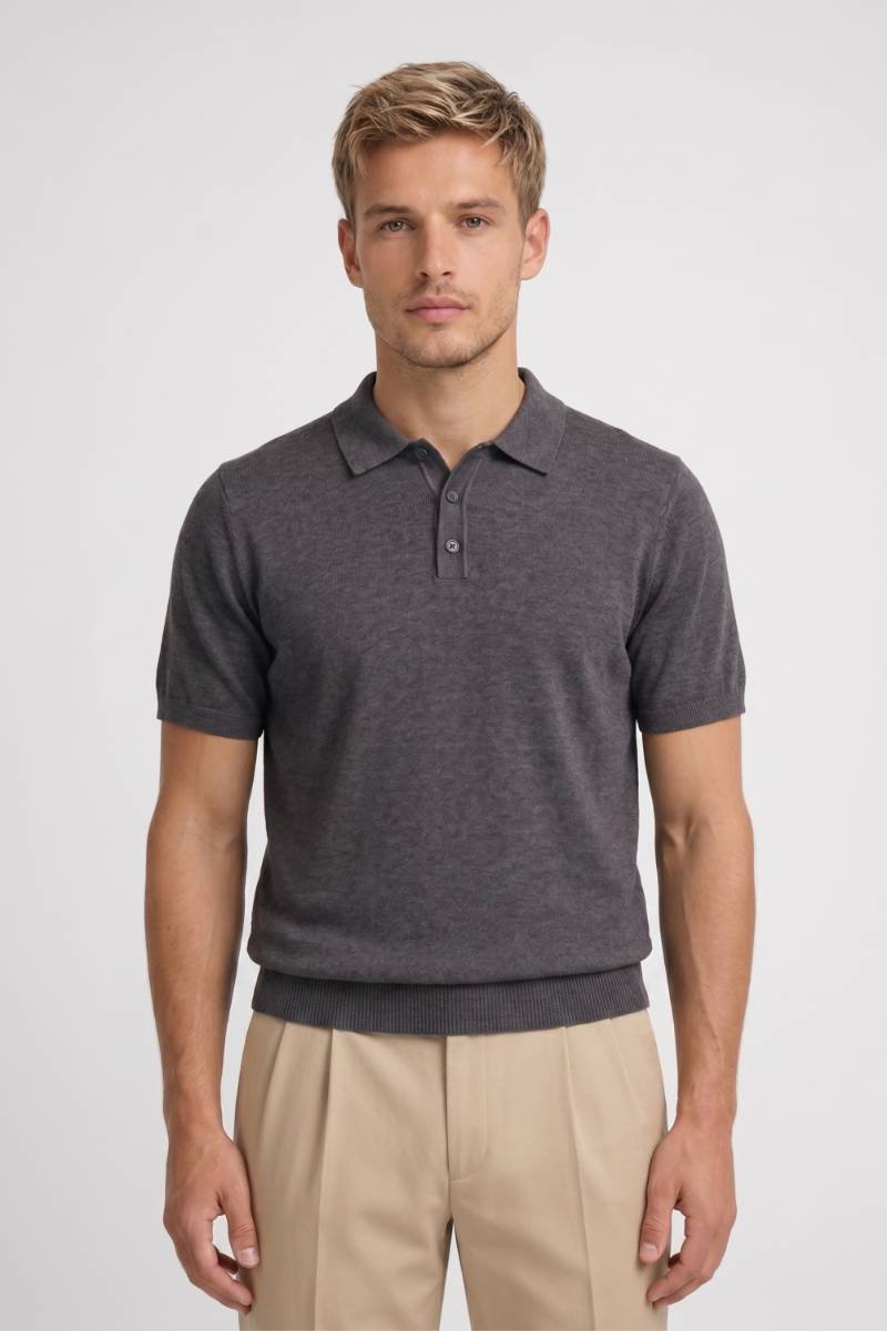 Classic Fit Knitted Collar Polo Shirt