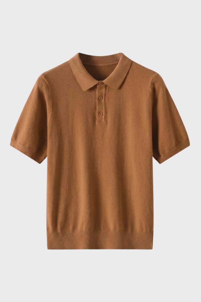 Classic Fit Knit Collar Polo Shirt