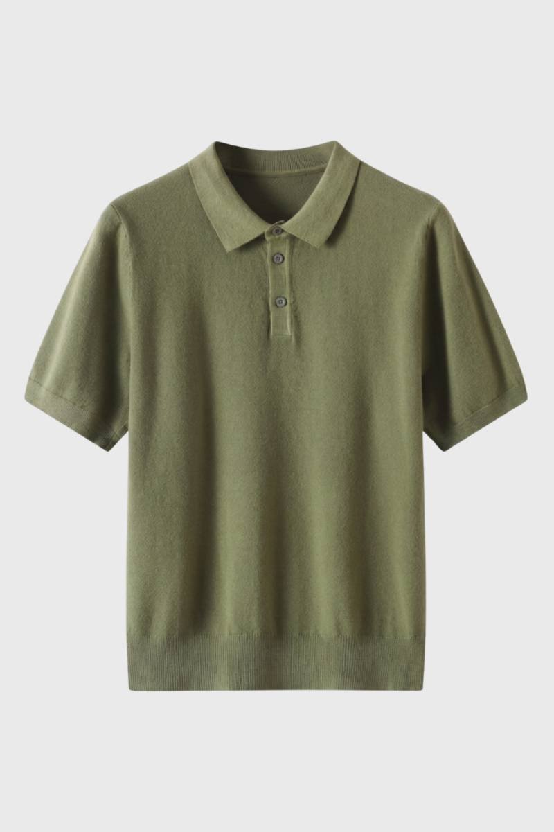 Classic Fit Knit Collar Polo Shirt