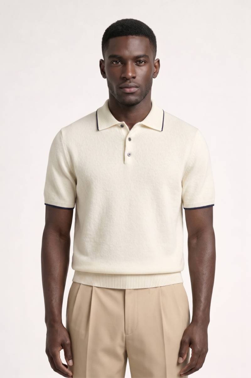Classic Short Sleeve Polo in Timeless Blue
