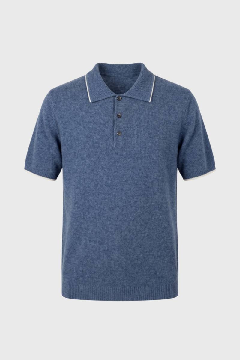 Classic Short Sleeve Polo in Timeless Navy