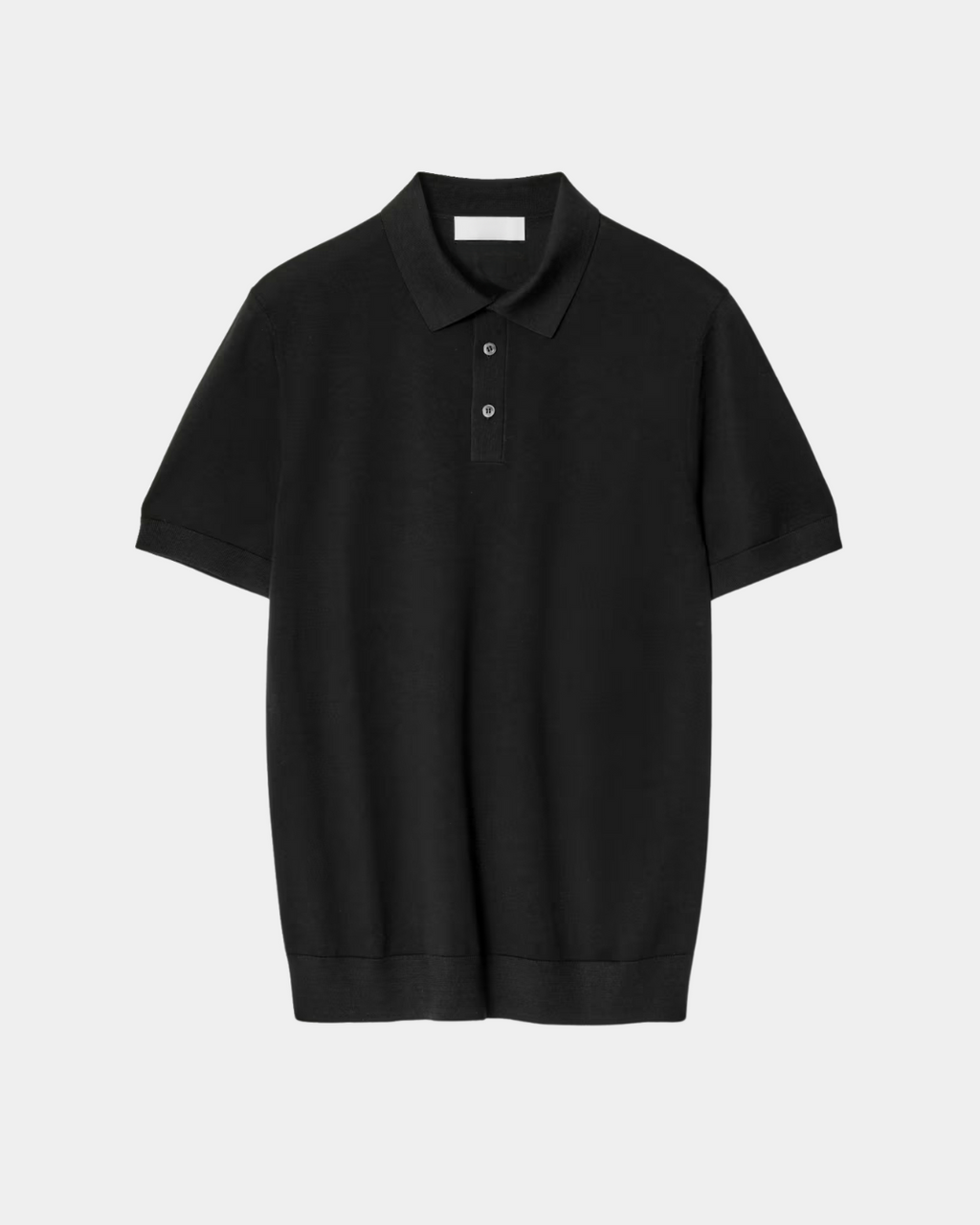 Classic Short-Sleeve Polo in Timeless Navy
