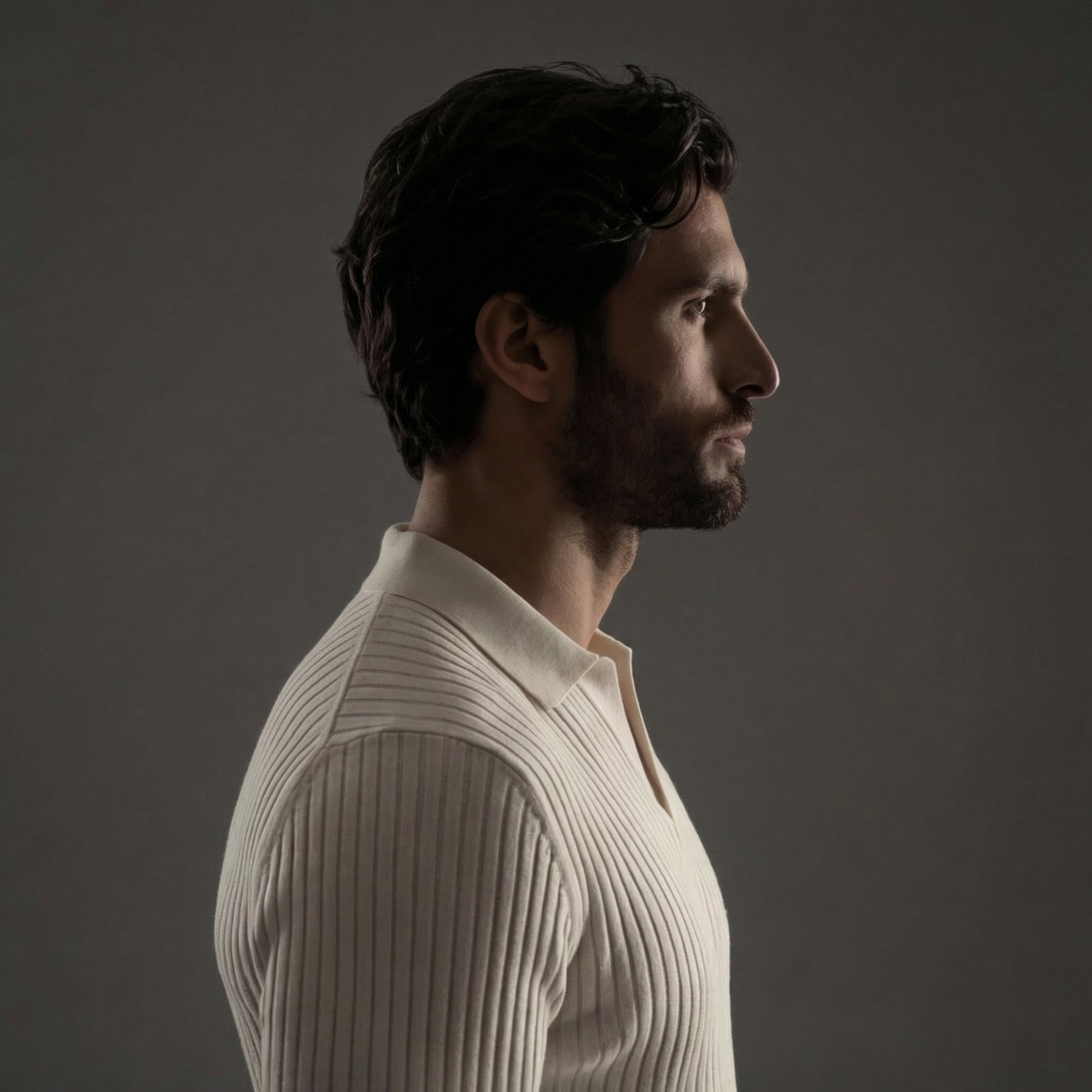 Timeless V-Neck Long Sleeve Polo