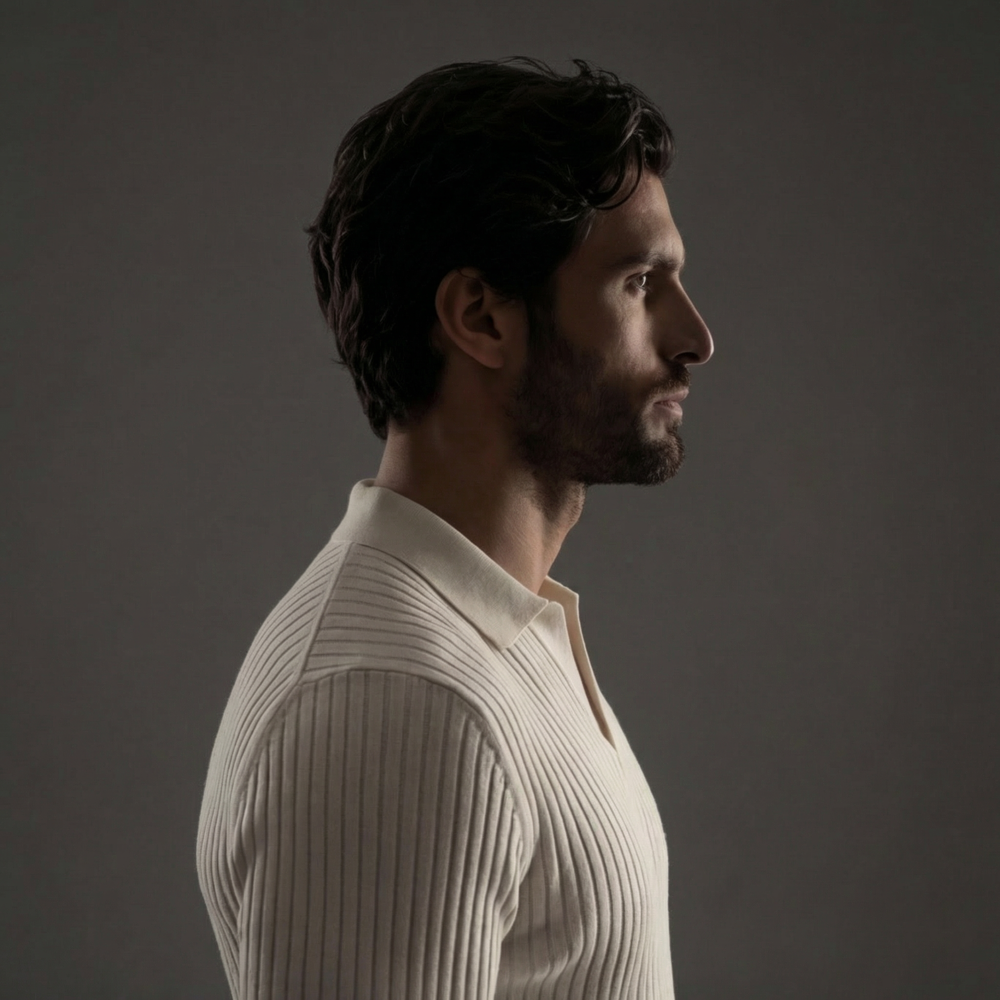 Timeless V-Neck Long Sleeve Polo