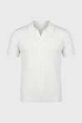 Refined Knit Polo Shirt in Classic Navy
