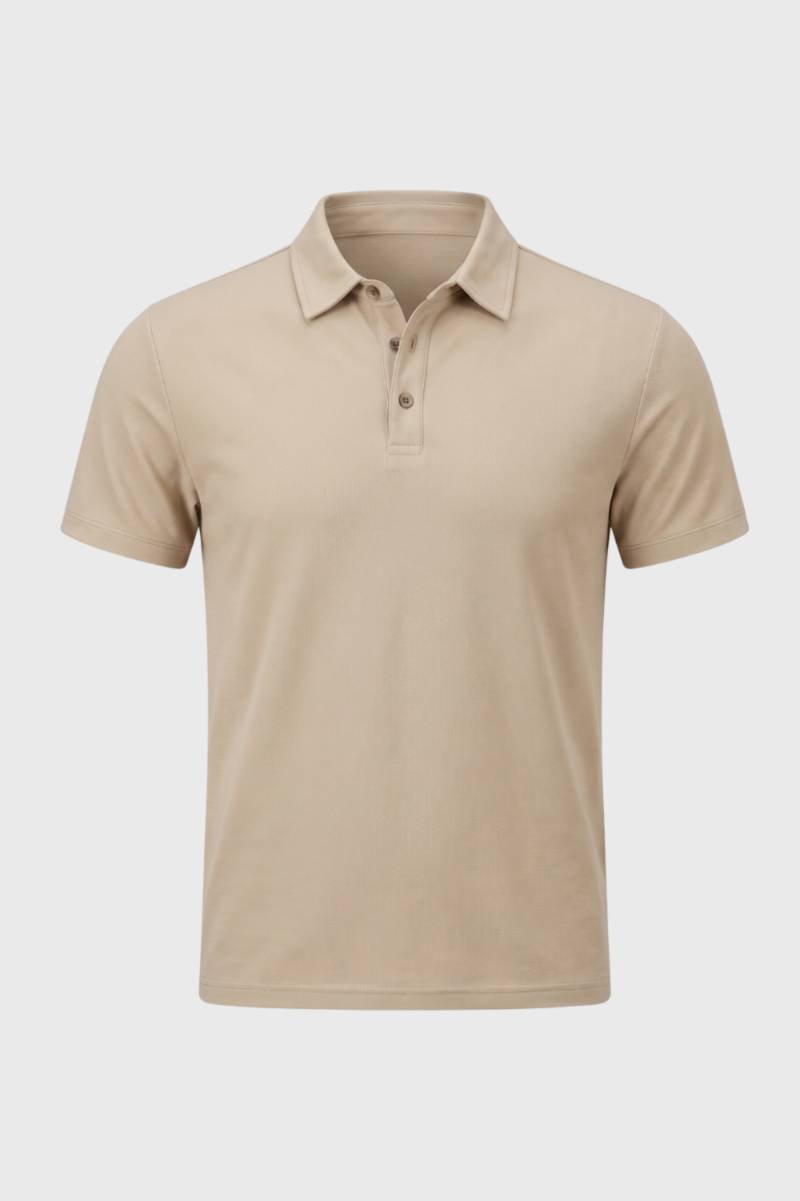 Classic Short Sleeve Polo in Timeless Blue