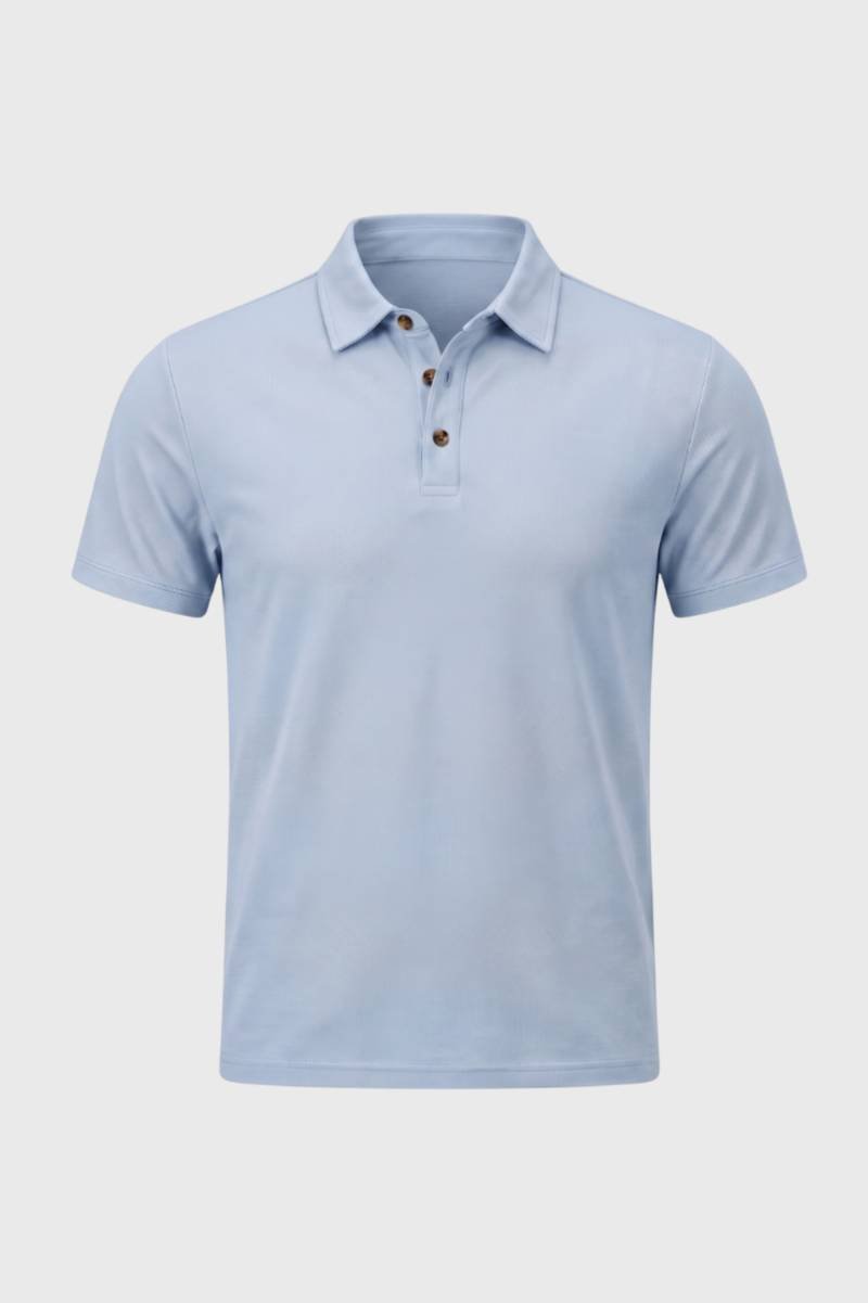Classic Short Sleeve Polo in Timeless Navy