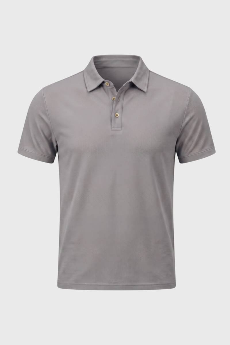 Classic Short Sleeve Polo in Timeless Blue