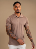 Refined Stretch Polo in Classic Navy