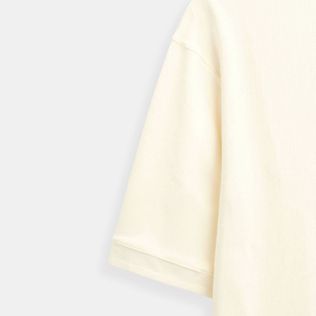 Structured V-Neck Polo in Classic Navy