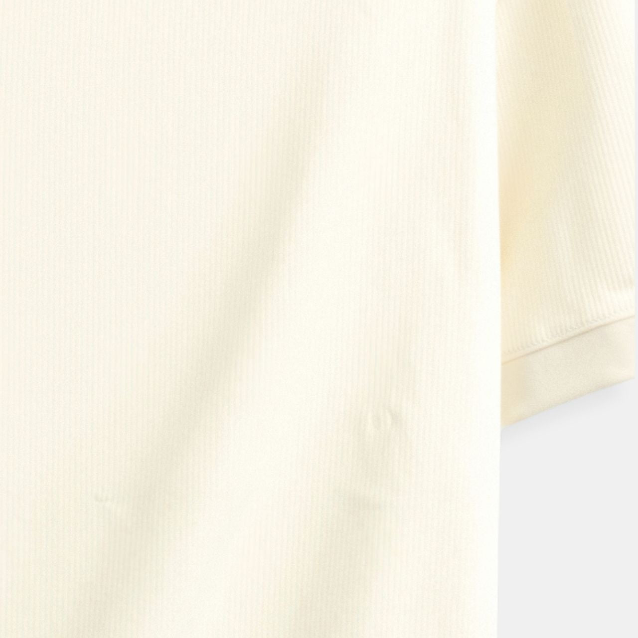 Structured V-Neck Polo in Classic Navy