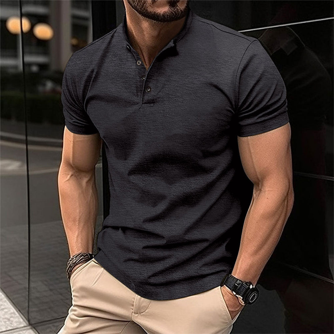 Men's Casual Polo in Classic Navy
