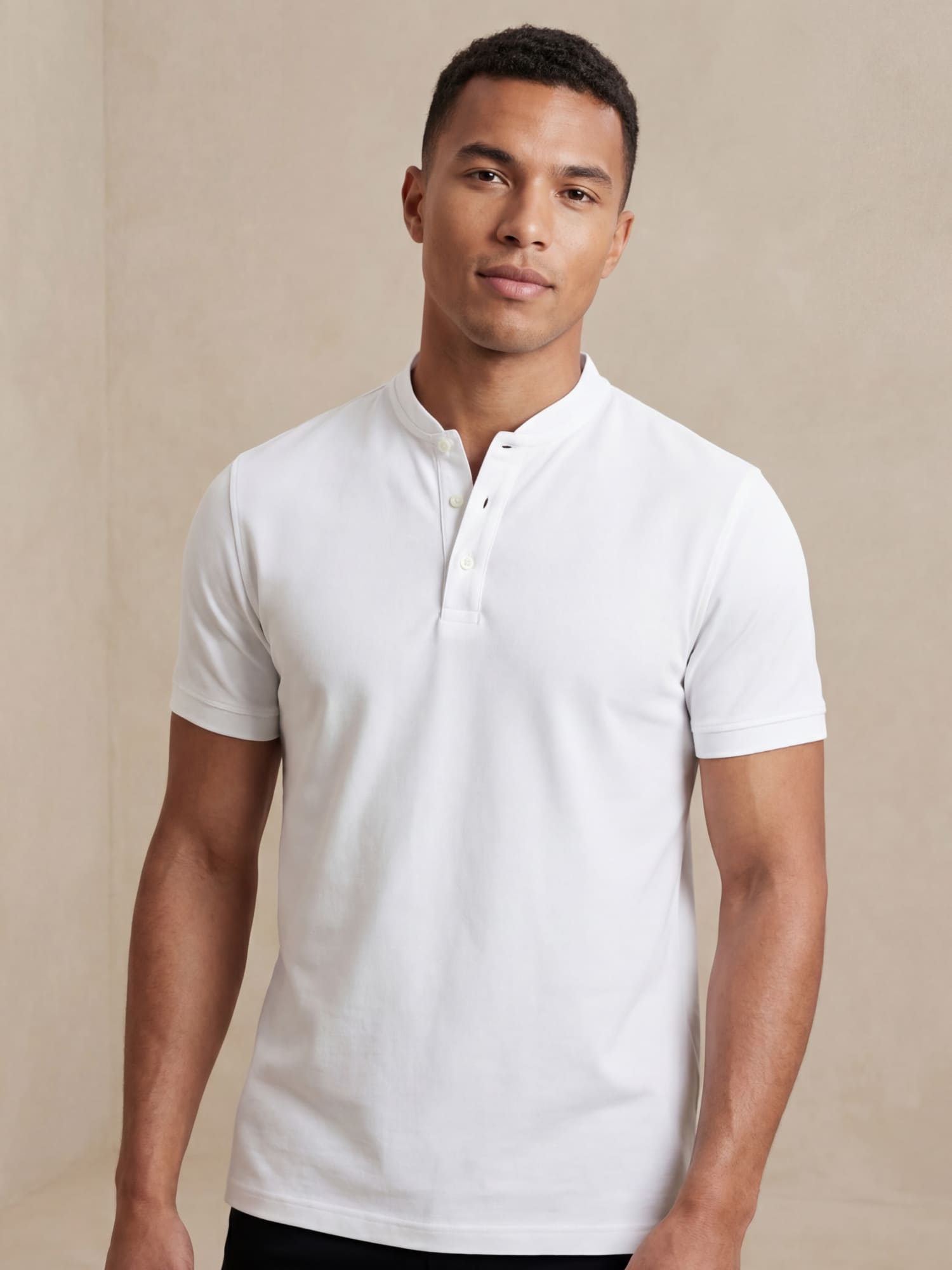 Men's Casual Polo in Classic Navy