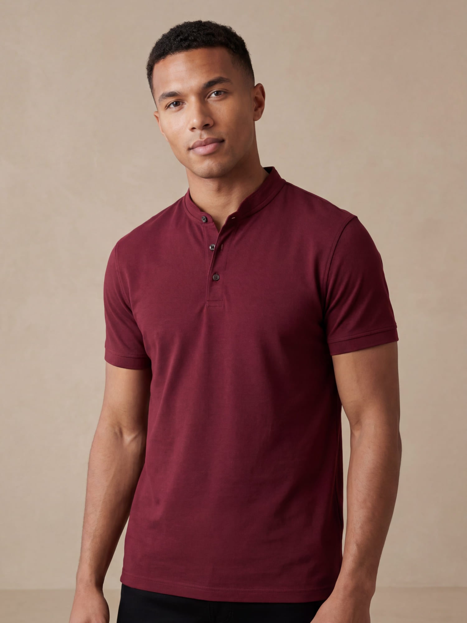 Men's Casual Polo in Classic Navy