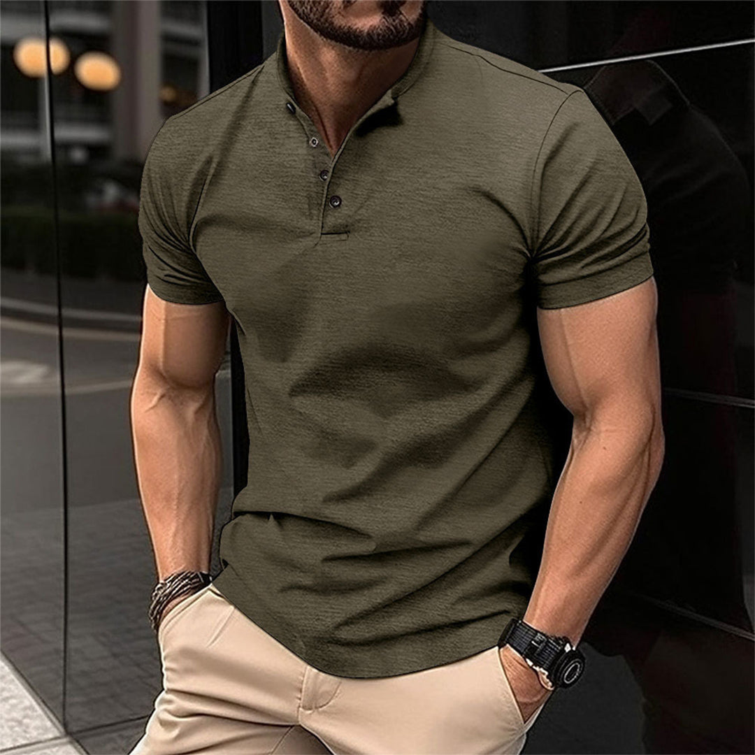 Men's Casual Polo in Classic Navy