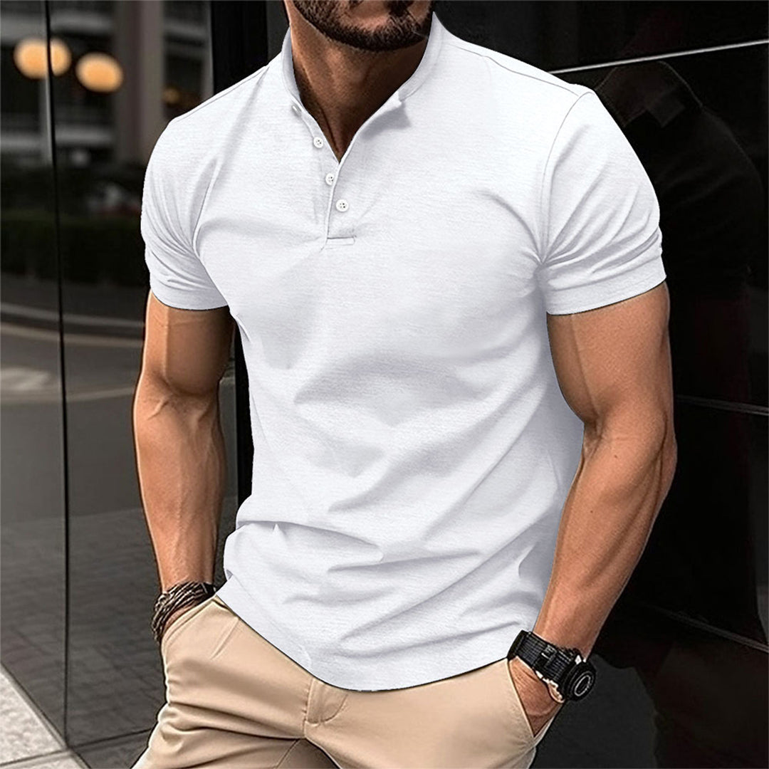 Men's Casual Polo in Classic Navy
