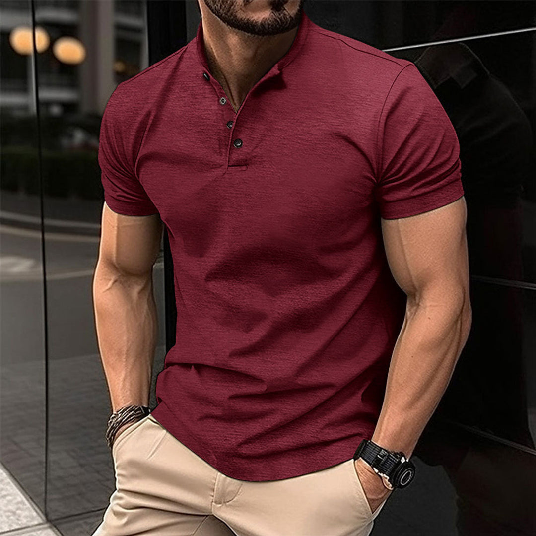Men's Casual Polo in Classic Navy