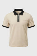 Classic Fit Contrast Collar Polo Shirt
