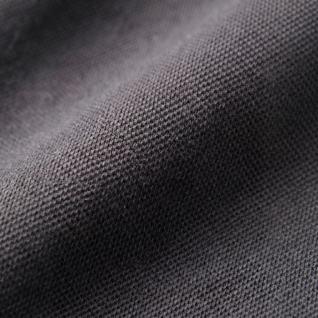 Short Sleeve Zip Polo in Classic Navy