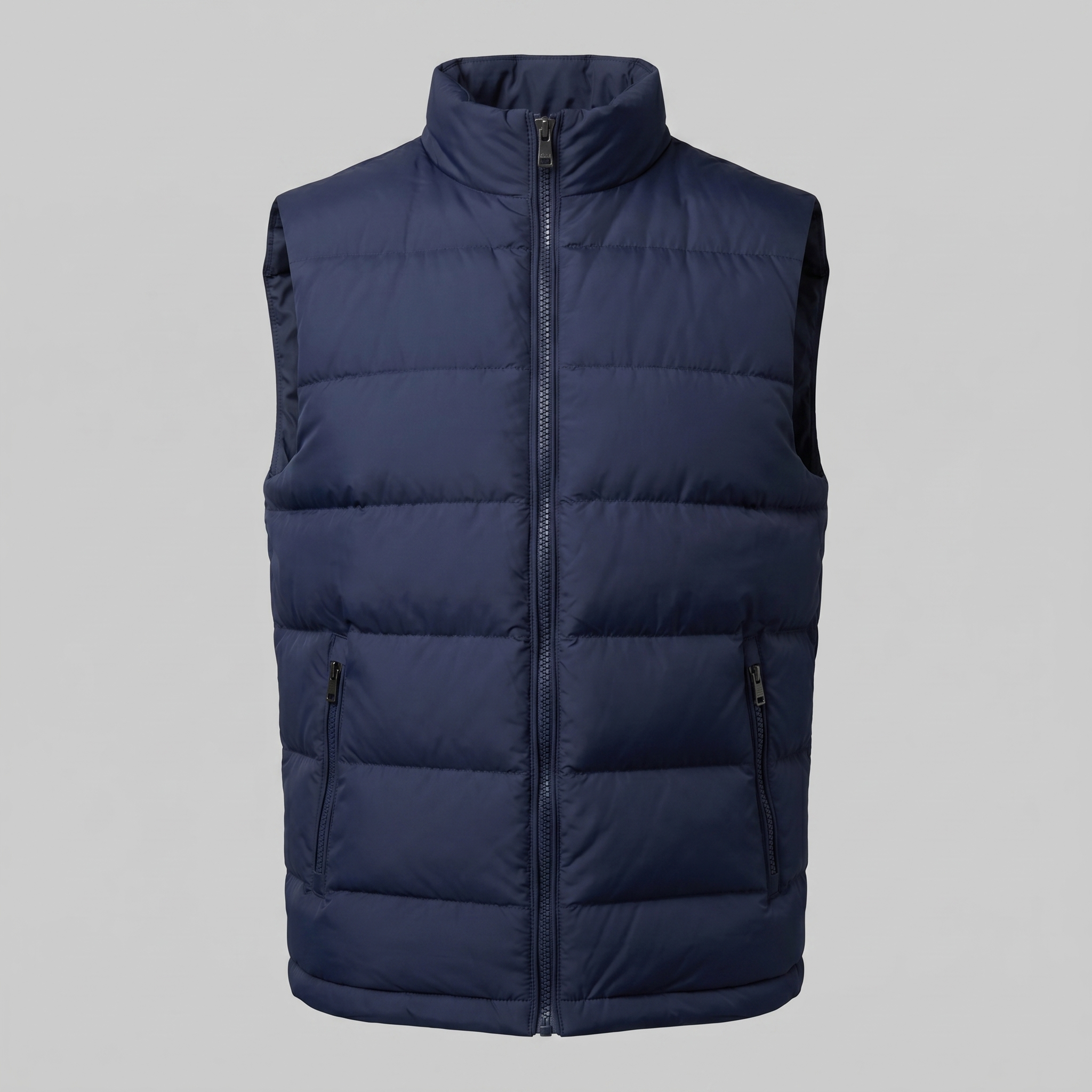 Quilted Padded Gilet in Classic Charcoal