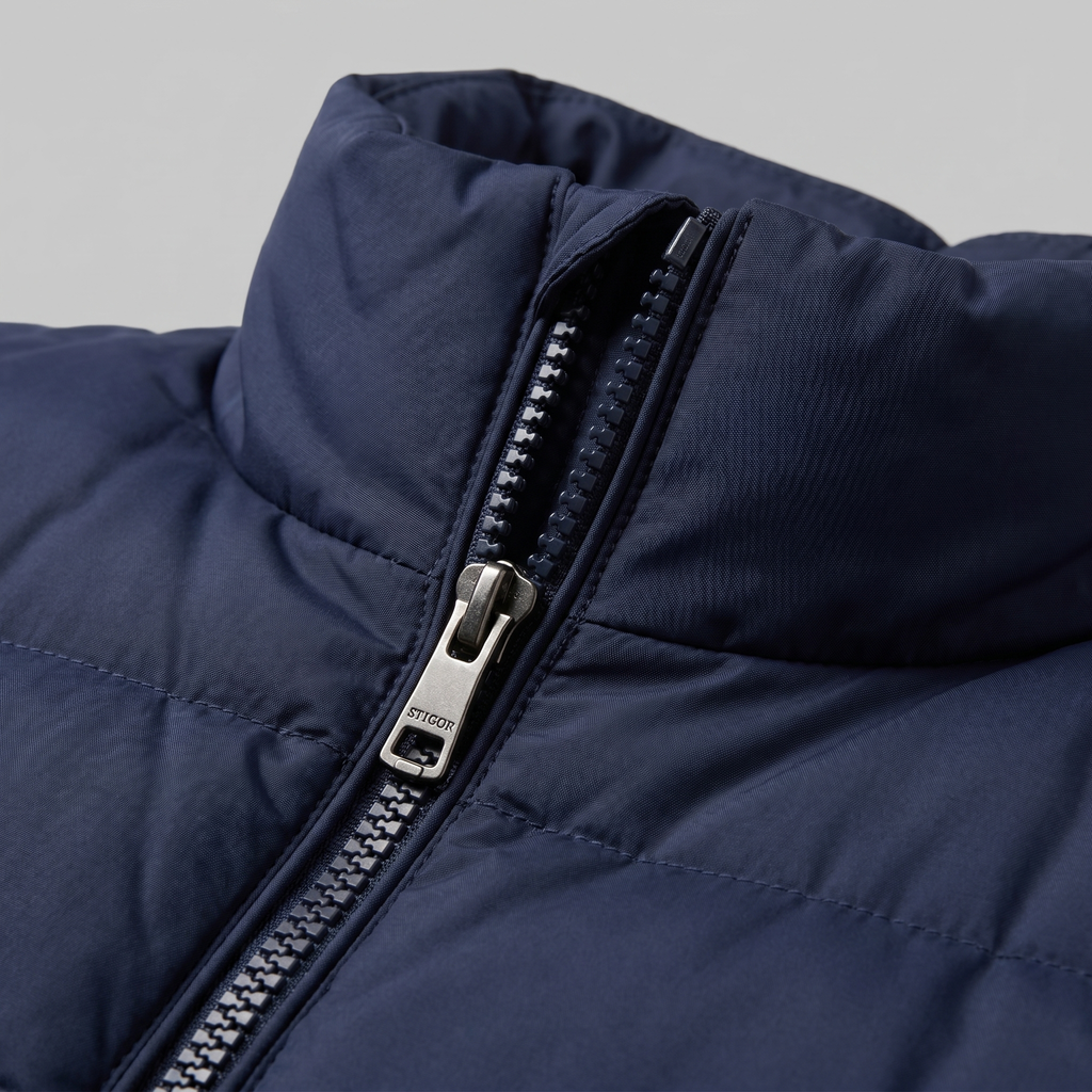 Quilted Padded Gilet in Classic Charcoal