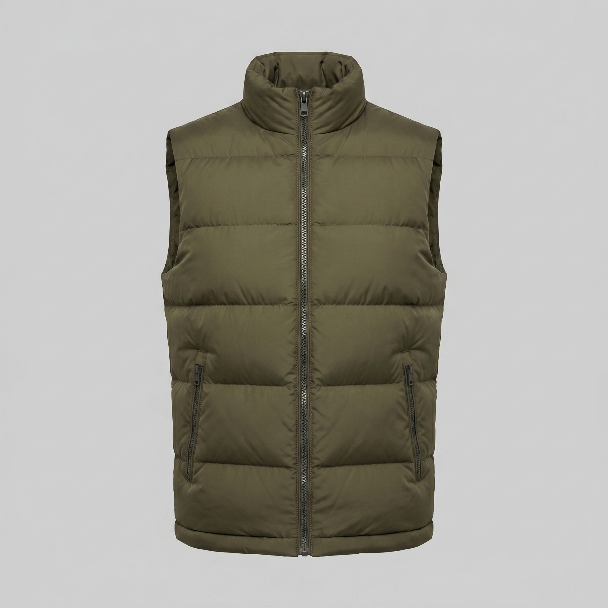 Quilted Padded Gilet in Classic Charcoal
