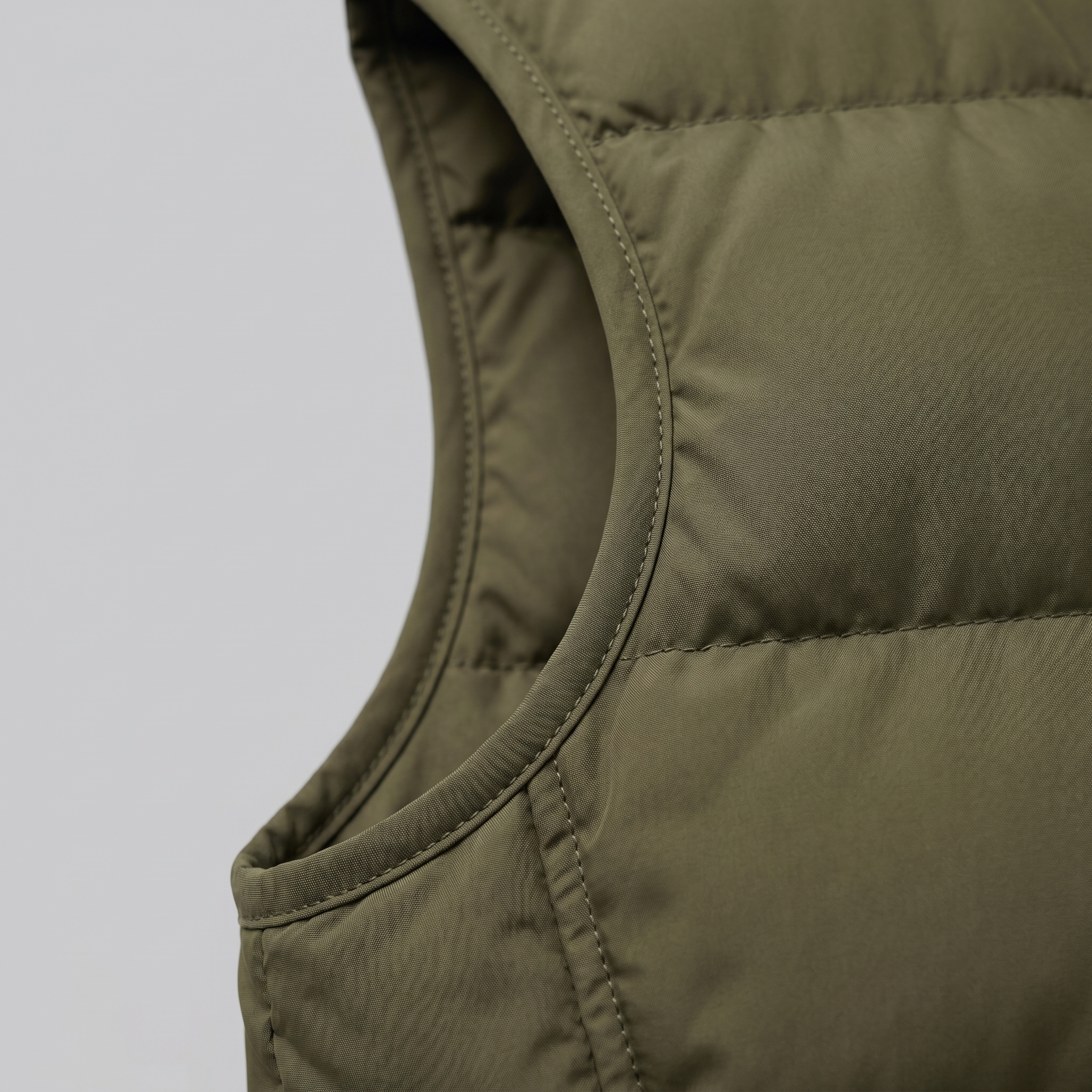 Quilted Padded Gilet in Classic Charcoal