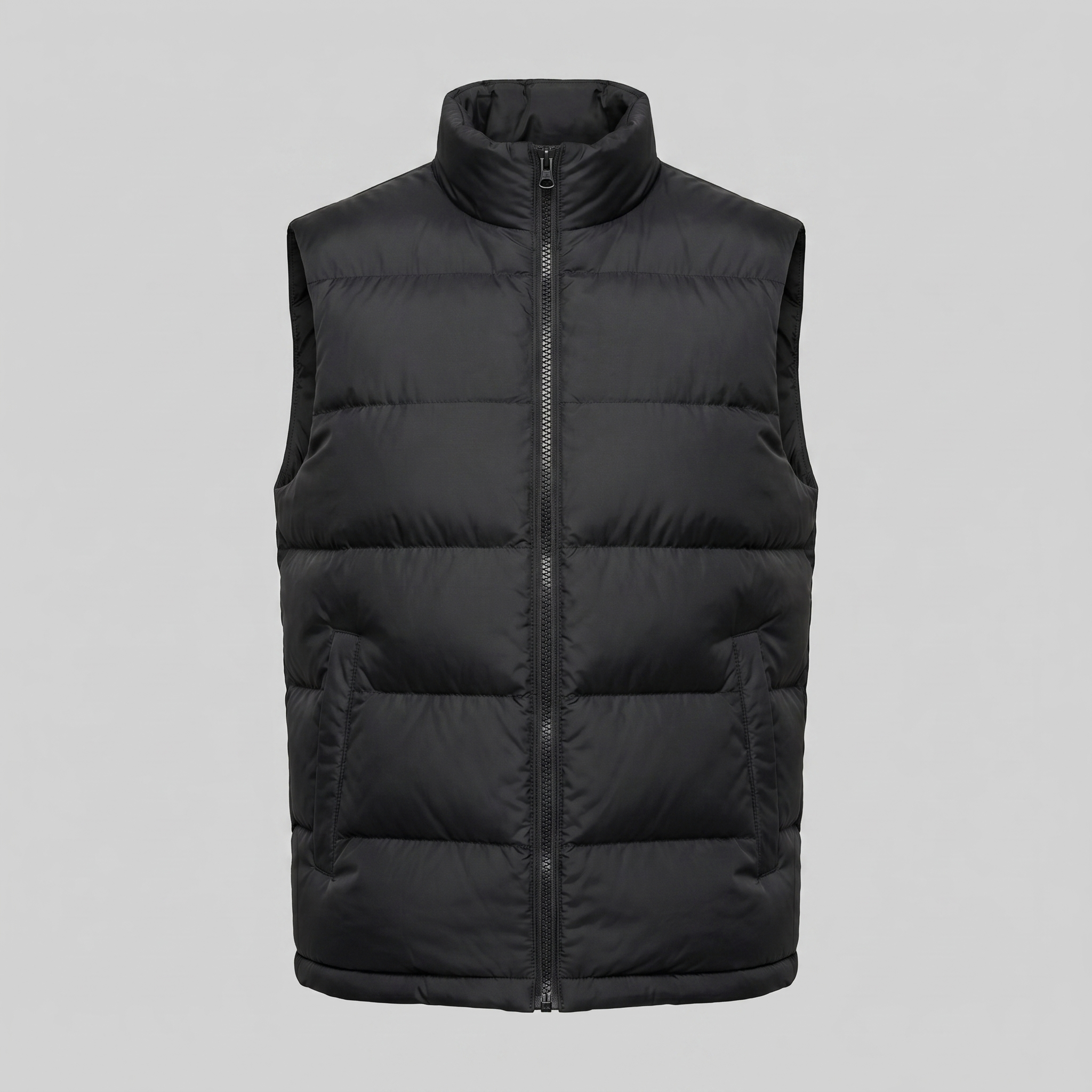 Quilted Padded Gilet in Classic Charcoal