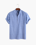 Nautical-Inspired Short Sleeve Polo