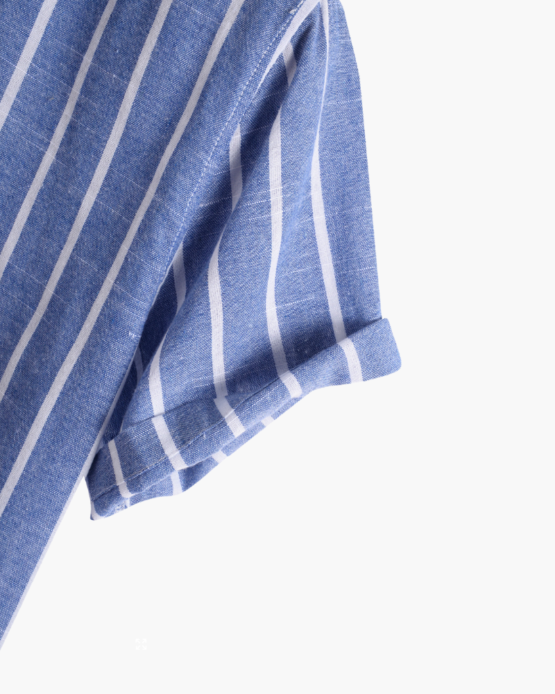Nautical-Inspired Short Sleeve Polo