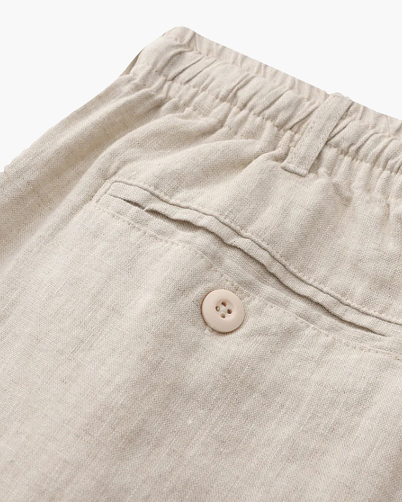 Linen Summer Shorts in Classic Fit