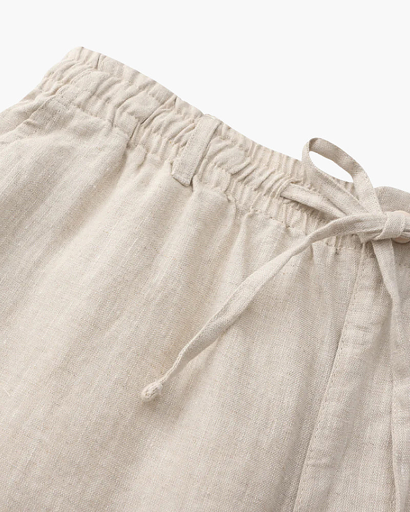 Linen Summer Shorts in Classic Fit