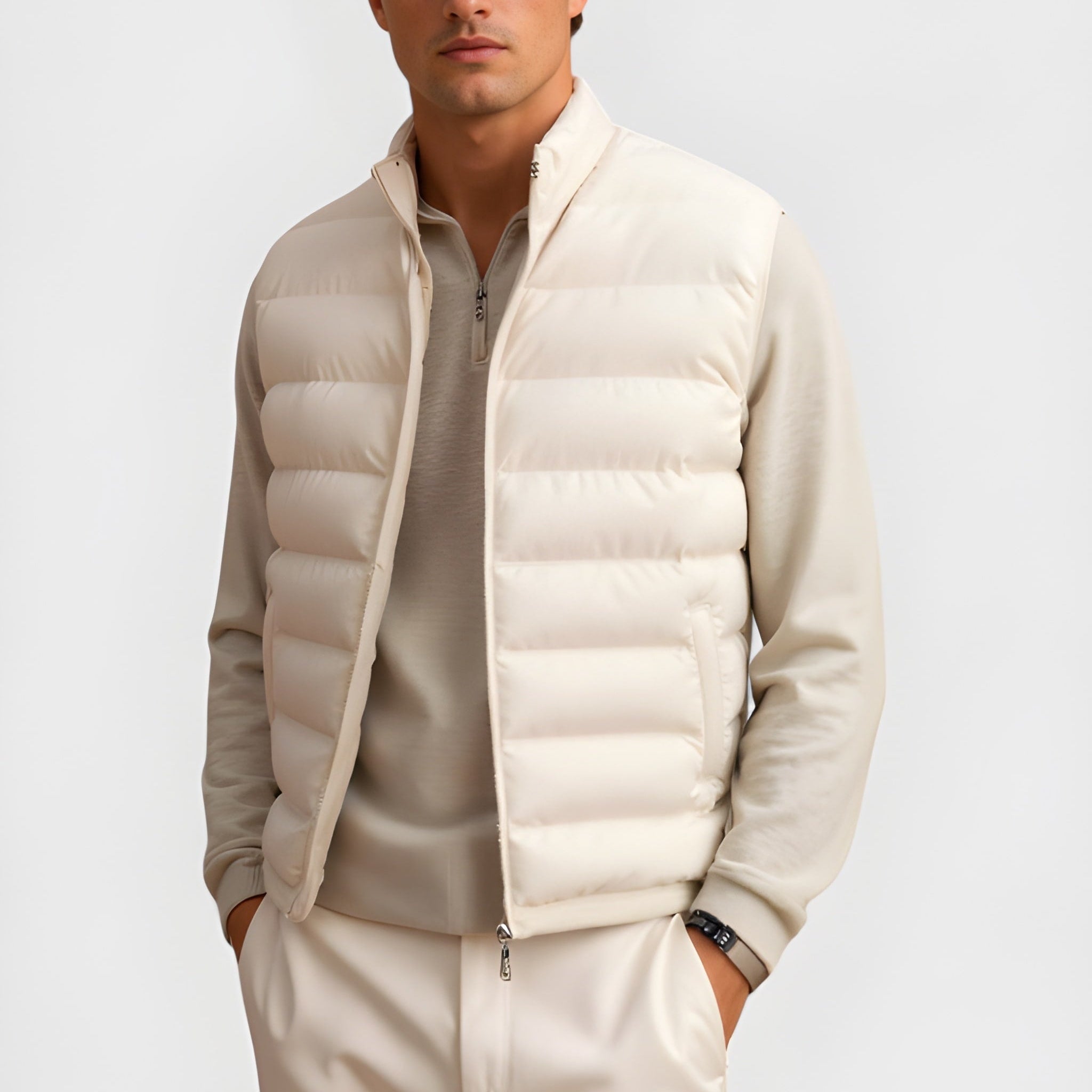 Elegant Down-Filled Adult Sleeping Bag and Blanket