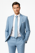 Tailored Summer Suit in Classic Navy