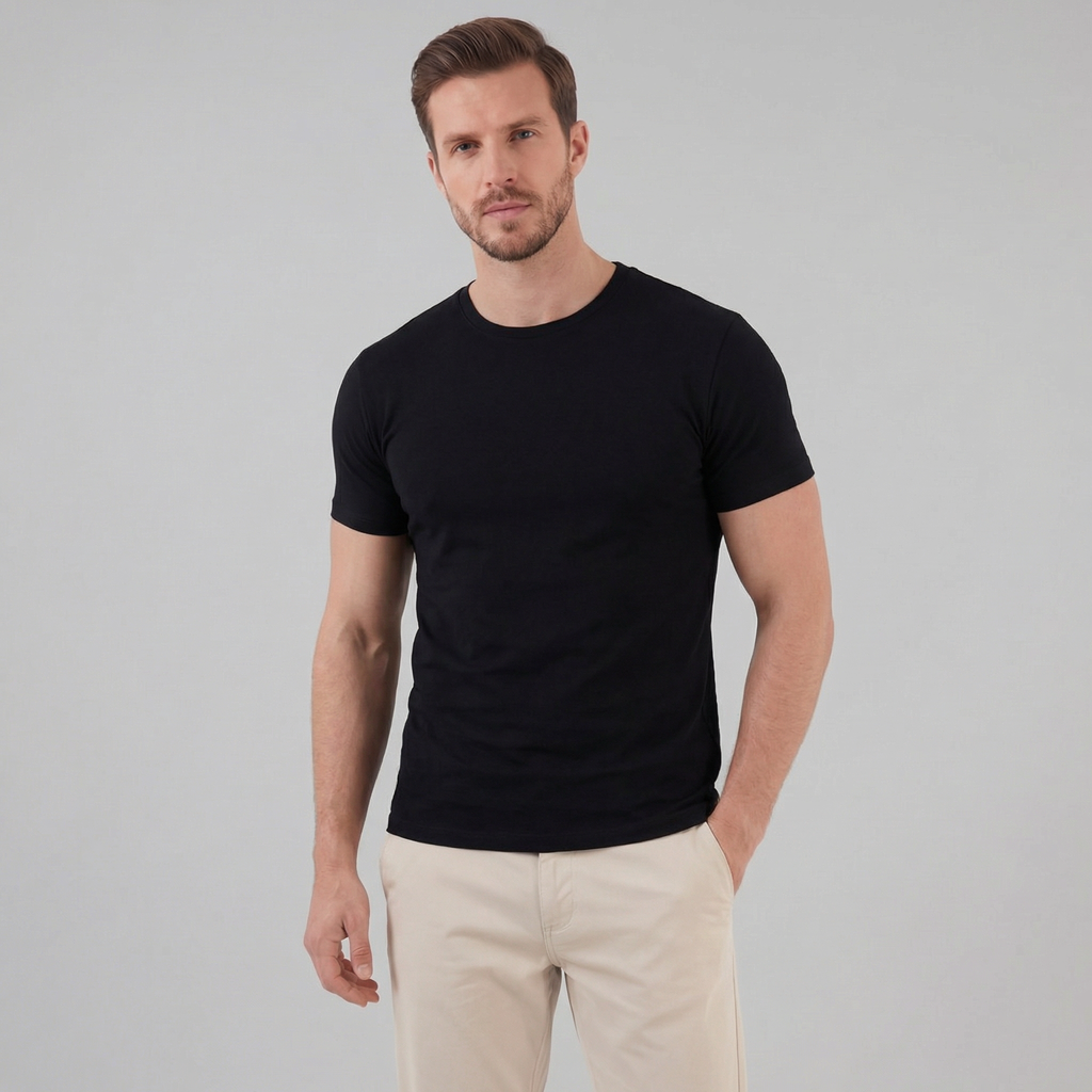 Refined Slim Fit T-Shirt in Classic White