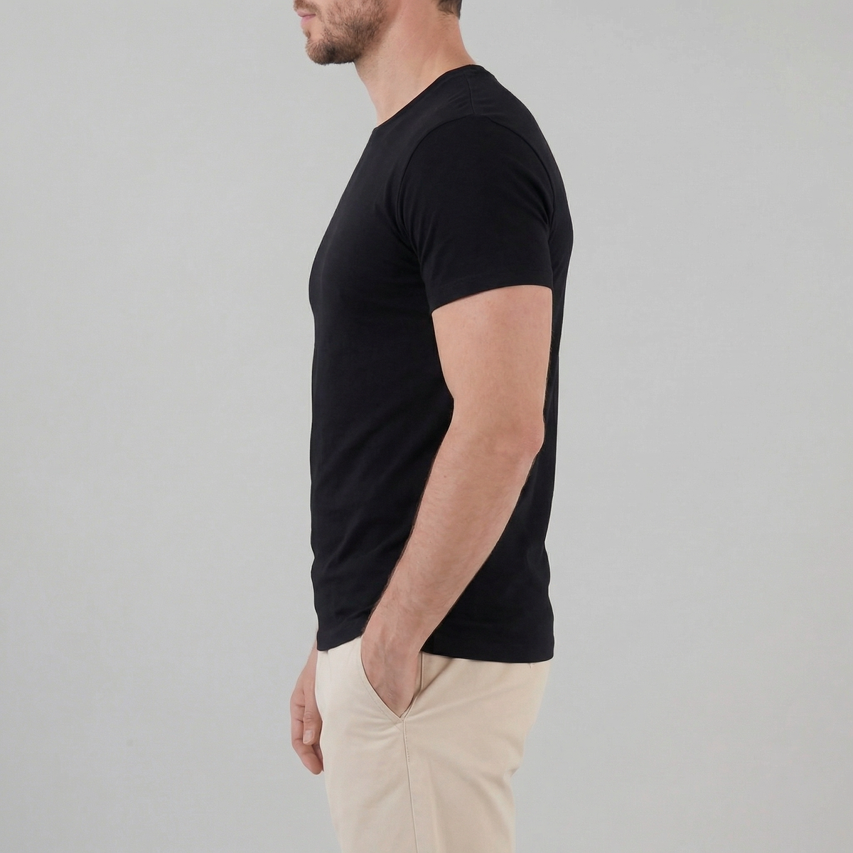 Refined Slim Fit T-Shirt in Classic White
