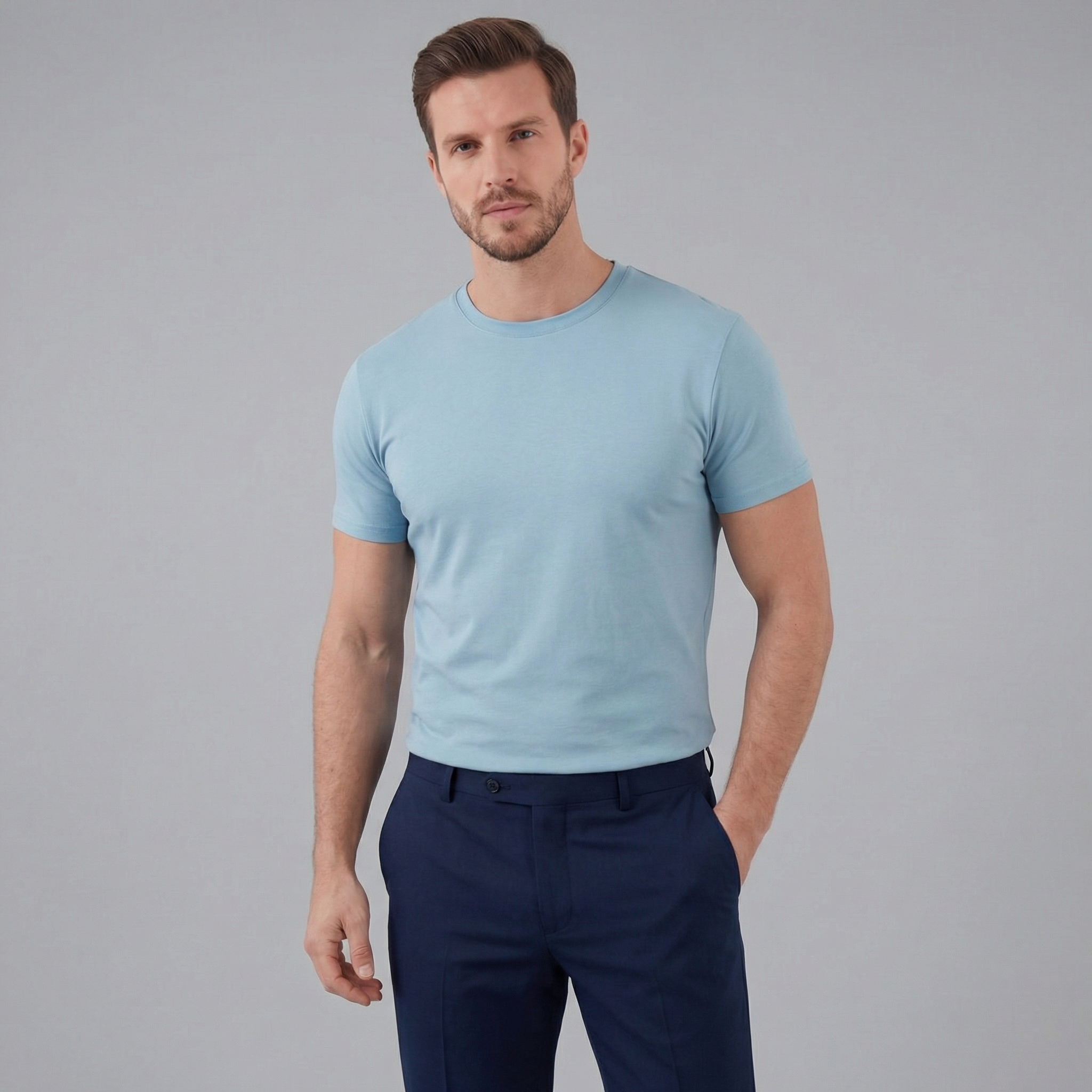Refined Slim Fit T-Shirt in Classic White