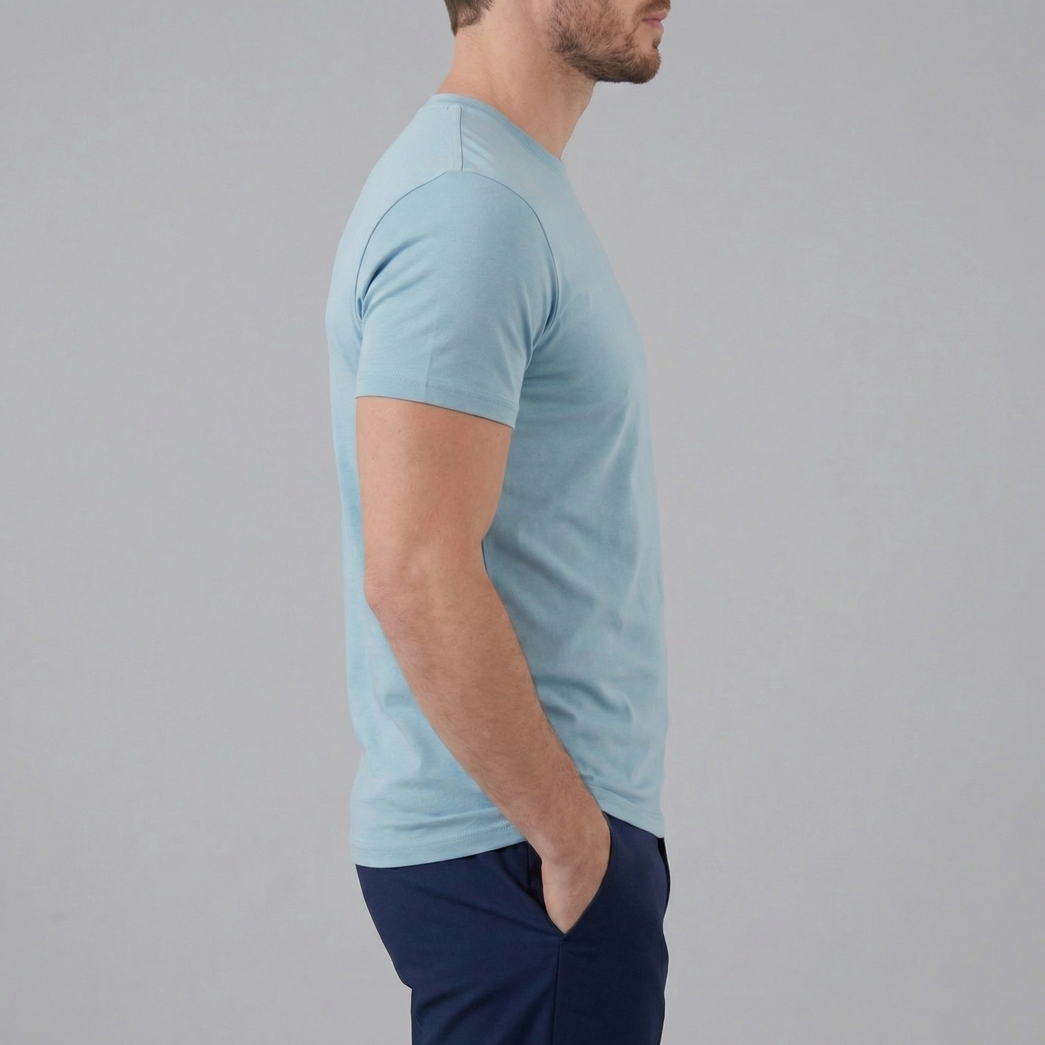 Refined Slim Fit T-Shirt in Classic White