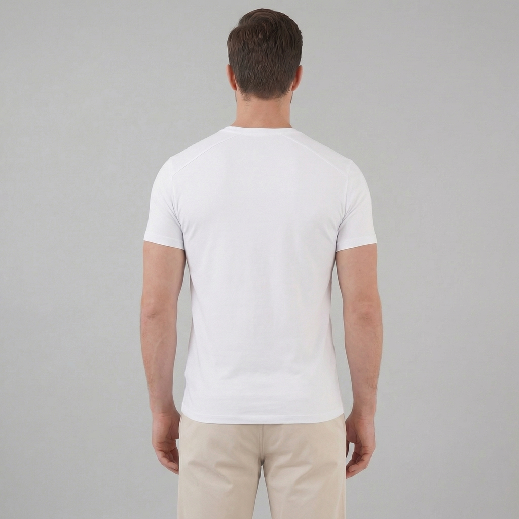 Refined Slim Fit T-Shirt in Classic White
