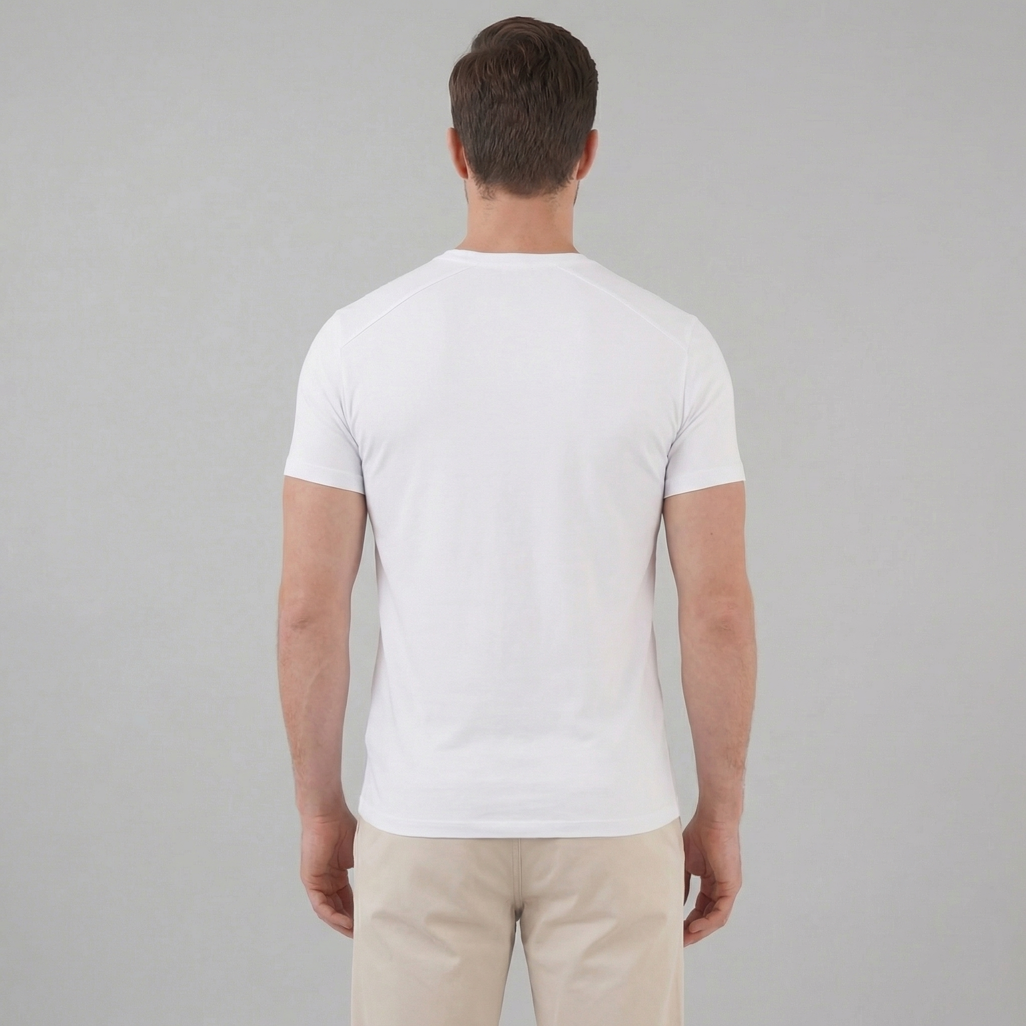 Refined Slim Fit T-Shirt in Classic White