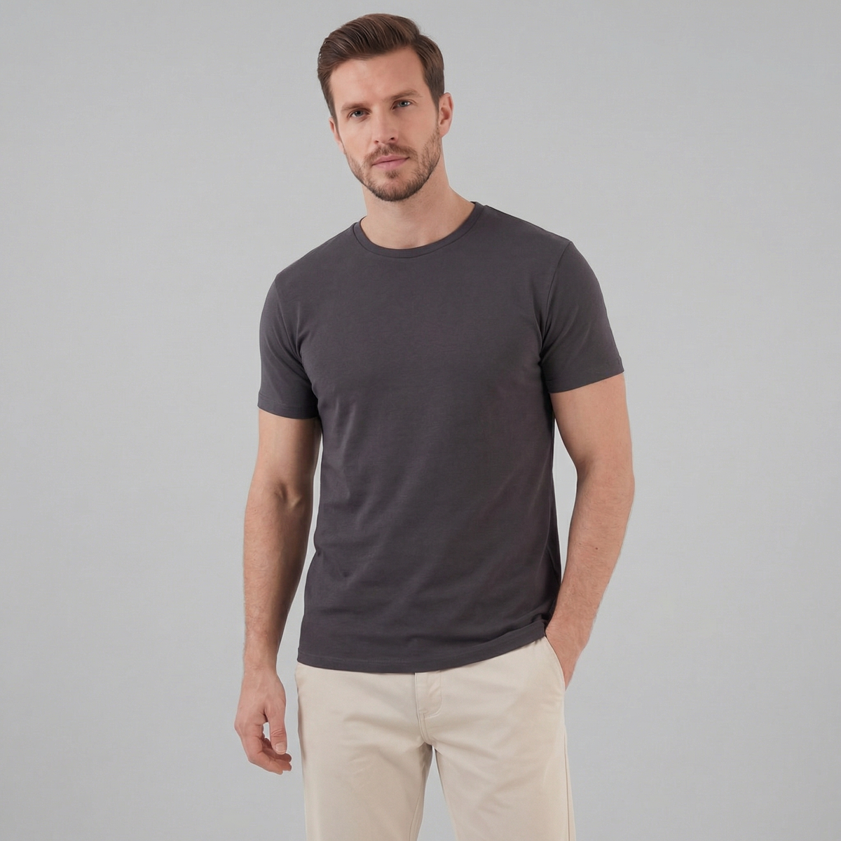 Refined Slim Fit T-Shirt in Classic White